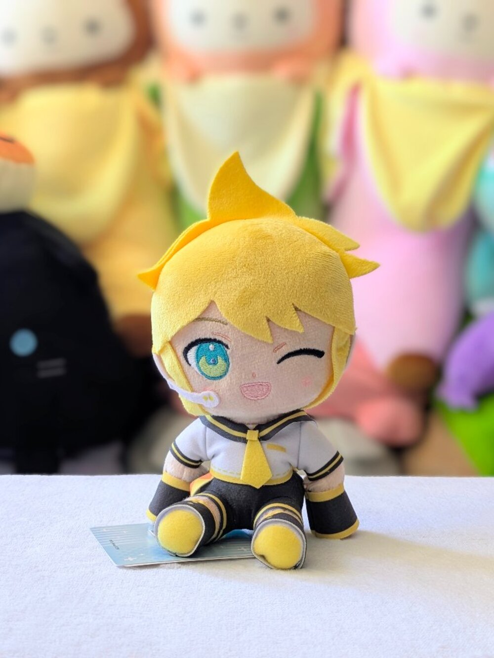 Hatsune Miku x Round 1 Collab Exclusive 6.3'' Kagamine Len Plush